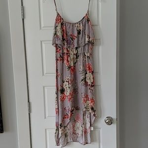 Charlotte Russe Floral High Low Dress